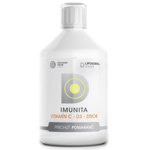 LiposomalDrink IMUNITA Vitamín C + D3 + zinok 500 ml