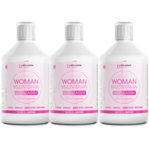 KolagenDrink 99-dňový program Woman multivitamín pre ženy s kolagénom 3 x 500 ML