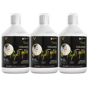 60-dňový program KolagenDrink Collagen Royal Peptide hydrolyzovaný rybí kolagén bez cukru 3 x 500 ml