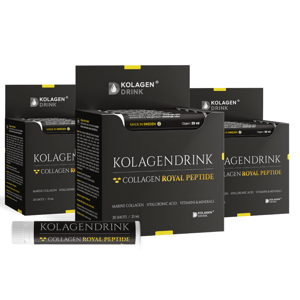 60-dňový program KolagenDrink Royal Peptide Shots prémiový hydrolyzovaný morský kolagén 3x20x25ml ampuliek