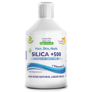 Swedish Nutra Silica +500 tekutý kremík s vitamínom C 500 ml