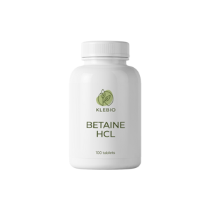 KLEBIO Betaine HCL 500 mg, 100 tbl.