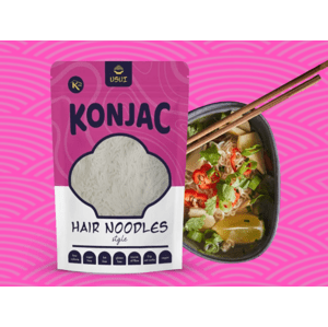 Usui konjakové vlasové rezance v náleve 270 g (5 kcal, 0 g sacharidov)