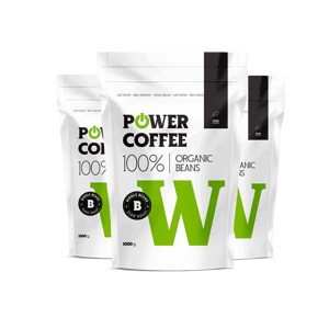 POWERLOGY Powerlogy Organic Coffee Strong 3 x 1000 g