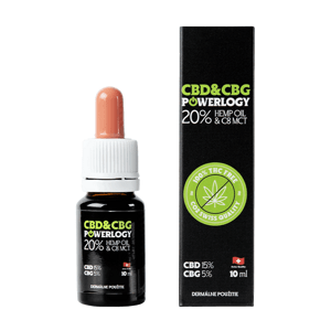 POWERLOGY Powerlogy CBD + CBG 10 ml