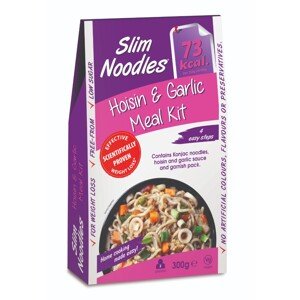 Slim Noodles Hotové jedlo s cesnakovou a Hoisin omáčkou a korením (73 kcal, 15,7 g sacharidov / 150 g)