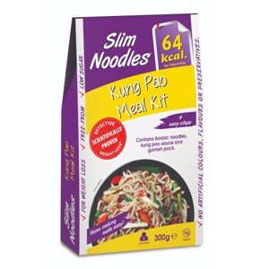 Slim Noodles Hotové jedlo s omáčkou Kung Pao a korením (64 kcal, 12,7 g sacharidov / 150 g)