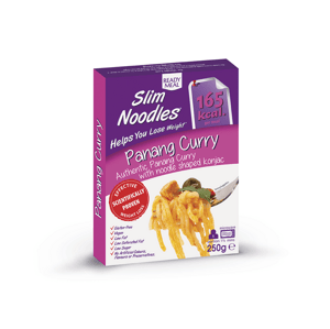 Slim Noodles Hotové jedlo s ázijskou omáčkou - zeleninové Panang Kari 250 g