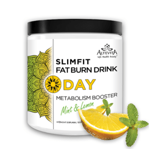 Altevita Slimfit Fatburn Drink Day Mäta a citrón 90g