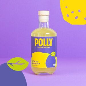 POLLY Nealkoholické Limoncello - Citrusový aperitív Yuzu - slivková príchuť 500 ml