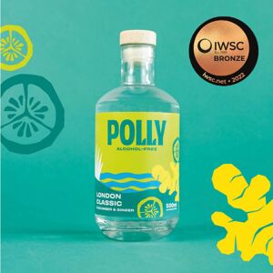 POLLY Alternatíva nealkoholického ginu – London Classic Borievka Uhorka - Zázvorová príchuť 500 ml