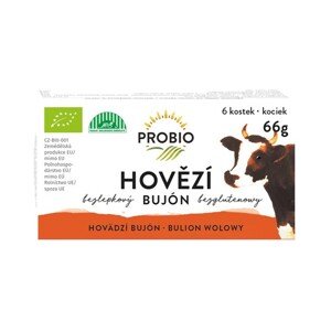 PROBIO BIO Bujón hovädzí - kocky 6 x 0,5 l 66 g