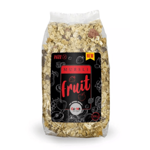 Go me Bezlepkové ovocné müsli Fruit 400g