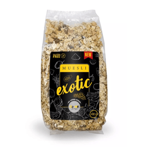 Go me Bezlepkové müsli Exotic 400g