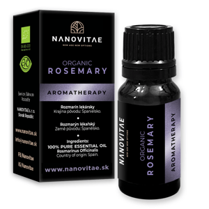 NANOVITAE ROZMARÍN esenciálny olej – ORGANIC quality 10ml