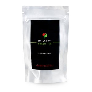 Matcha Day organický zelený lístkový čaj Sencha Sakura 100g