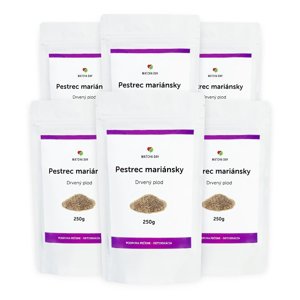 Matcha Day Pestrec mariánsky drvený - set 5+1 zadarmo (6x250g)