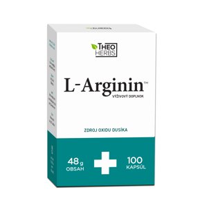 Theo Herbs L-Arginin Expirácia: 02.12.2025 aminokyselina