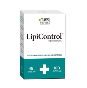 Theo Herbs LipiControl pre normálnu hladinu cholesterolu